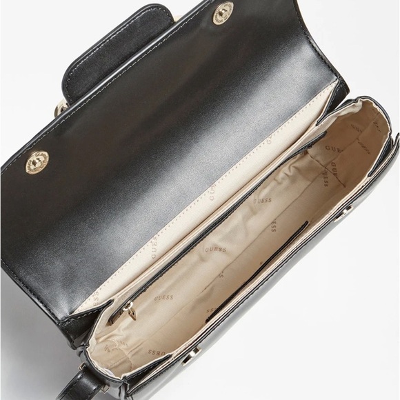 Guess Hensely Black Shoulder Bag - Picture 2 of 6